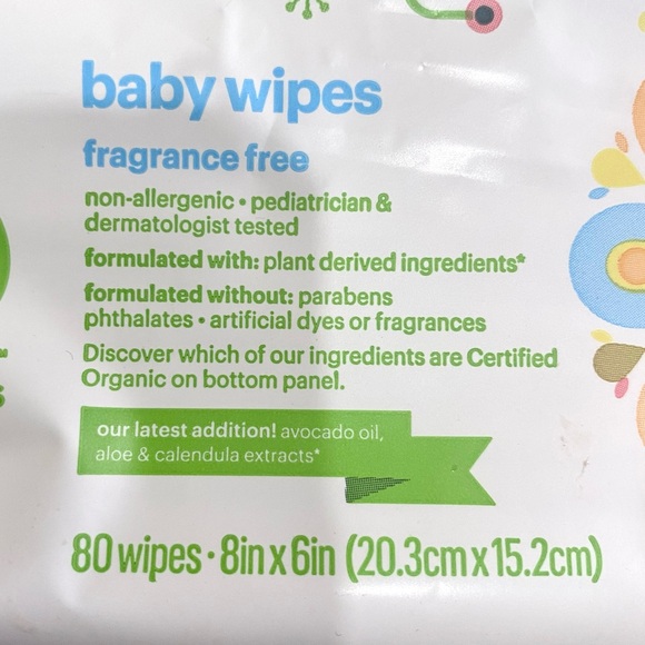 NEW BULK MAMABEAR DIAPERS GENTLE TOUCH SIZE 1 and 3! 2 PACKS OF BABYGANICS WIPES - Picture 8 of 9